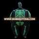 Low Price Good Quality Scary Inflatable Skeleton Printed on Adult Costume Fancy Dress Made by Polyester