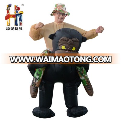 Hot Selling High Quality Inflatable Ride On Cartoon Costume Mascot Oktoberfest Costume For Party